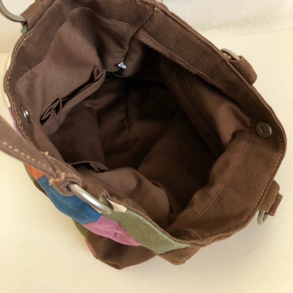 Multi-Colored Checkered Tote Bag - Picture 3 of 3